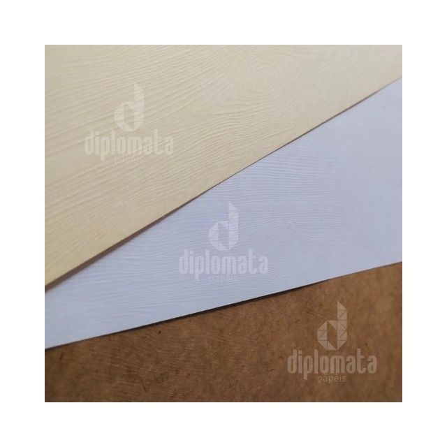 Papel Madeira Branco 180g A4 c/ 50 Fls - Imagem 2
