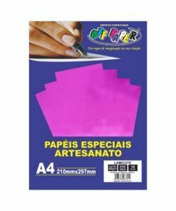 Papel Lamicote Rose gold 250g c/ 10 Fls A4 Offpaper