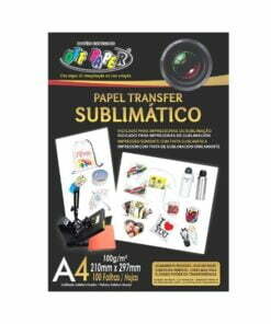 Papel Transfer Sublimático 100g c/ 100 Fls A4 Offpaper