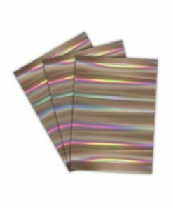 Papel Laminado Holográfico Colors Rose Gold 230g A4 c/ 3 Fls