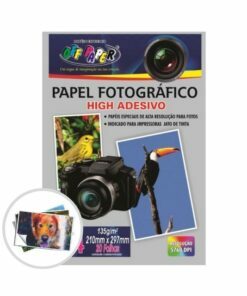 Papel Fotográfico High Glossy Adesivo 135g A4 c/ 20 Fls