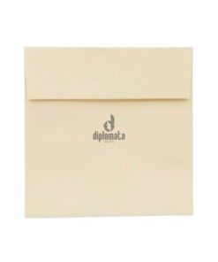 Envelope Vip Color Plus Marfim 120g 16x16 Fecho Reto