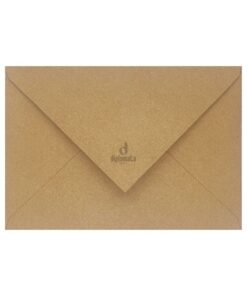 Envelope Kraft Natural 200g 15,5x22 Fecho Bicudo
