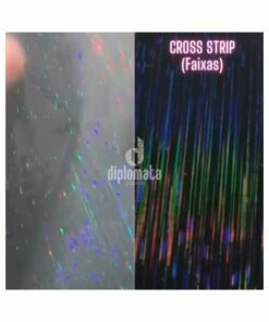 BOPP Holográfico Cross Strip (Faixas) 28 Micras