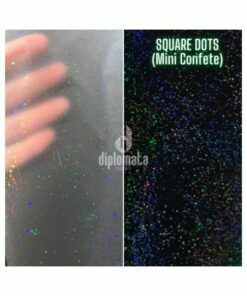BOPP Holográfico Square Dots (Mini Confete) 28 Micras